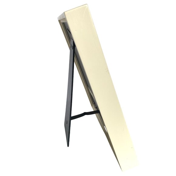 Cracked Oyster Pastel Art Drawing Painting Neutral Colors Square Framed 9x9in - Picture 6 of 9